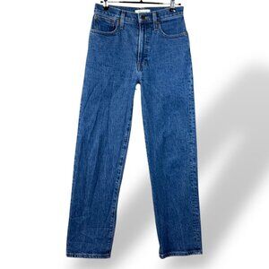 Madewell Jeans Womens Sz 25 Perfect Vintage Straight Crop HighRise Edendale Wash